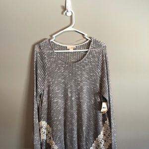 Tru Self Grey Sweater